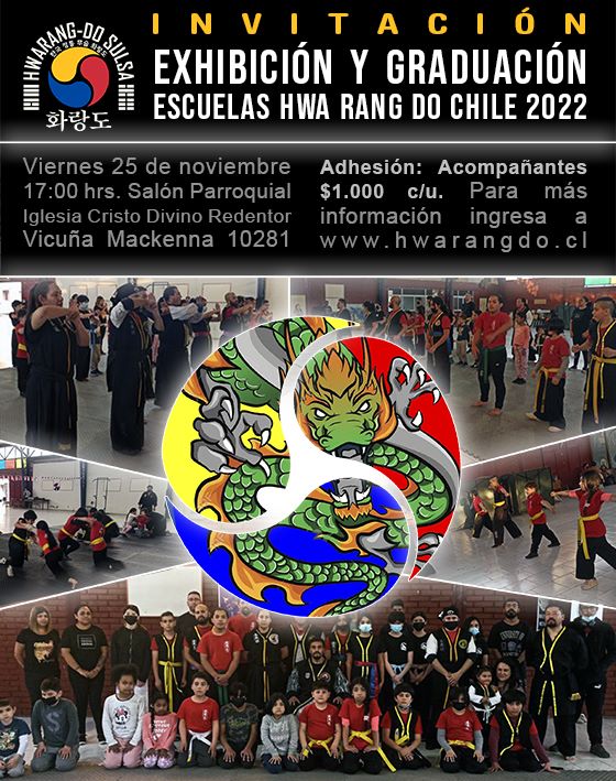 Exhibición y Graduación 2022 Escuelas Hwa Rang Do